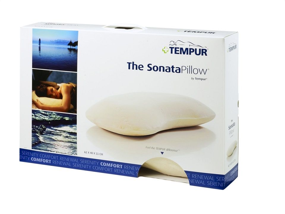 Подушка изогнутой формы Sonata Tempur ортопедическая, 61*40см купить в OrtoMir24